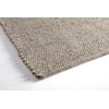 Loook handgeweven vloerkleed vervilte wol taupe 140x200 cm
