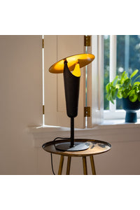 ETH Expo Trading tafellamp The Britt zwart goud