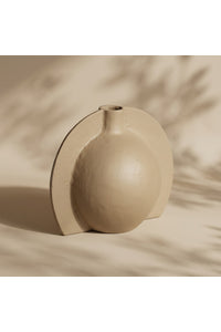 Colmore vaas organisch beige